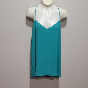 Express Blue Backless Sleeveless Camisole